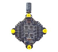 Kissmii Contrôleur de Vol F411 AIO avec ESC 4 en 1 de 15A et BL_S, 1-3S, Doté d'un Gyroscope MPU6500 Intégré et d'un OS pour Drone RC FPV Racing.