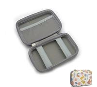 Kisstta Étui pour appareil photo compatible avec GREPRO/Gofunly/Goopow/YunLone/AONISE/Dwfit/Kriogor/Hangrui Petit sac pour appareil photo compact, câble de données, prise de chargeur, etc, coloré, Non