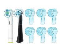 Kisstta Protégez Vos Têtes de Brosse à Dents avec Les Capuchons de Rechange pour Oral B IO - Idéal pour Les Voyages et Une Meilleure Santé Bucco-Dentaire (Vert)