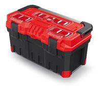 KISTENBERG Mallette à outils avec poignée métallique TITAN PLUS rouge 554x286x276 KTIPA5530-3020