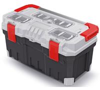 Kistenberg TITAN PLUS Coffre a outils en plastique, 55,4x28,6x27,6 cm, gris KTIPA5530-4C