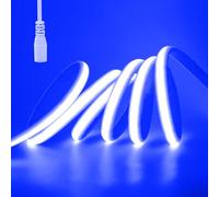 KISUFU 12V COB Ruban LED, IP68 Étanche DC 320 LEDs/m Lumineuse neon Bande Lumineuse LED Light Strip pour TV salon partie bricolage Extérieur décoration.(Sans adaptateur secteur)