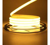 KISUFU 220V Ruban LED COB, 240LEDs/m Bande LED Neon IP65 Etanche 10cm Cuttable néon Lumineuse Bandeau LED Light Strip pour Chambre, Jardin, r Intérieur Extérieur Plafond Décoration.