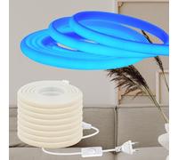 KISUFU 220V Ruban LED COB Exterieur IP67 Etanche, 288 LEDs/m Bandeau Bande LED 50cm Cuttable Flexible Light Strip Pour DIY Chambre, Cuisine, Exterieur Maison Décoration.