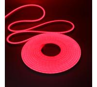 KISUFU 24V Ruban LED Neon, Flexible DC Néon Bande Led Étanche IP67 120 LEDs/M Light Strip pour Intérieur/Extérieur Décoration. (Alimentation Non Inclus)