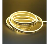 KISUFU 5V 2835 Neon LED, Flexible Silicone Bande Led Néon IP65 Étanche Light Strip avec Boîtier de batterie USB 4AA pour Cuisine, Salon, Décoration Intérieure et Extérieure.