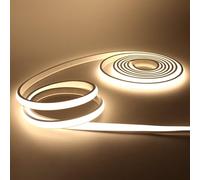 KISUFU Bandeau LED COB 220V, IP65 étanche Flexible néon LED Strip 288 Leds/m Bandes à LED Ruban pour DIY Chambre, Cuisine, Exterieur Maison Décoration. Blanc naturel,30M