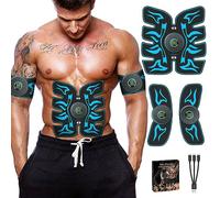 KISUFU Electrostimulateur Musculaire, EMS Ceinture Abdominale Electrostimulation, EMS Abdominales Cinturón Femme Homme pour Abdos/Bras/Jambes/Fesses.