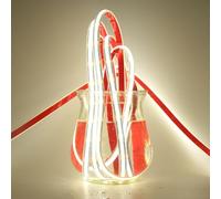 KISUFU Ruban LED COB 12V, IP68 étanche 320 LEDs/m 2PIN CRI>90 Bande Double face Lumineuse LED Light Strip pour Fête, Comptoir, étagère, Décoration Intérieure. (sans alimentation)