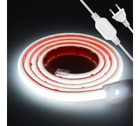 KISUFU Ruban LED COB 220V, 288 LED/M IP67 Etanche Bandeau LED Néons Bande,50cm Couper, Colle double face, Super Lumineux Strip Light pour Extérieur Chambre à Coucher, Décoration de la Maison