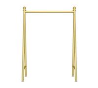 KISYHOLG Portant à vêtements doré, Porte-vêtements Autonome, Tringle à vêtements Simple, Porte-Manteau en métal, présentoir Moderne pour Chambre à Coucher, entrée, Magasin de détail (100 cm