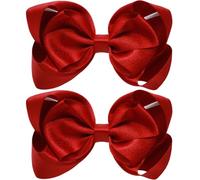 KISZU Pinces à cheveux de 11,4 cm - Grand ruban scintillant - Barrettes crocodiles à paillettes - Accessoires pour cheveux pour tout-petits, enfants, adolescents, femmes