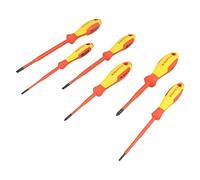 Kit 00 20 12 V02 : tournevis isolé Phillips, plat 1kVAC 6pcs KNIPEX