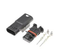 Kit 1/5/10/20 1718653-1 TE 3 broches connecteur électronique automatique mâle femelle étanche for 4F0973703A 4F0973703(Male,5Sets)