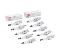 Kit 10 Bougies D'Allumage NGK Laser Platinum 1675 Audi R8 5.2 FSI Quattro V10
