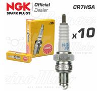 Kit 10 Bougies D'Allumage Originales NGK Bougie CR7HSA