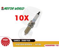 Kit 10 Bougies Laser Iridium NGK LKAR9BI-10 Pour Husqvarna 701 Enduro 2017 2018