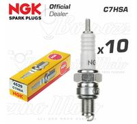 Kit 10 Bougies Ngk C7Hsa Bougie D'Allumage Originale