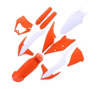 Kit 10 Carénages POLISPORT Orange/Blanc Pour KTM 450 EXC 4T 2020-2023
