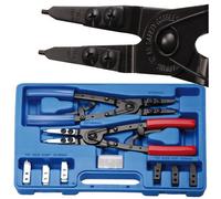 Kit 10 Pz C/Pince Pour Seeger Avec Clé À Cliquet L.265 - Code Bgs453 FBGS453 BGS