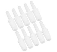 Kit 10 Raccords Plastique Tuyau Connecteurs PE Barb Réducteur Joint Droit Tubes Pompe Raccordement Tuyauterie