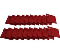 Kit 10 separateurs plastiques 219x129mm rouges p/09052 TAYG - 09049