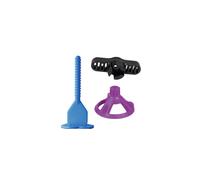 Kit 100 croisillons 3 mm auto-nivellants ? vis + 100 ?crous + poign?e de serrage