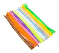 Kit 100 Cure-pipes Souples 30cm pour Enfants Adultes(Light color mixed) | Teintes vibrantes, idéal fleurs artificielles, pour facile à tordre, scolaire, décoration créative