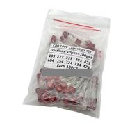 KIT 100PC=10value*10PCS Metallized Polyester Film Capacitors CBB Assortment Kit 100V 10nF ~ 470nF NWPNLXEA