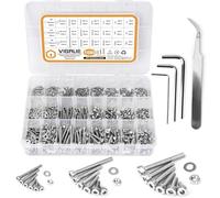 Kit 1080PCS M2 M3 M4 en Acier inoxydable Bouton à tête hexagonale Socket Tête Câble Boulons Vis avec écrous Assortiment - Vendu Par VIGRUE