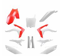 Kit 11 Carénages POLISPORT Rouge/Blanc Pour Honda 250 CRF R 2014-2017