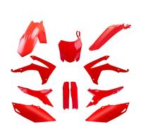 Kit 11 Carénages POLISPORT Rouge Pour Honda 250 CRF R 2014-2017