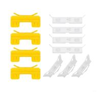 Kit 11 Fixations Moulure Toit Résistant Fissures | Plastique , résistant aux fissures, protection UV, pour Accord et Civic, installation rapide