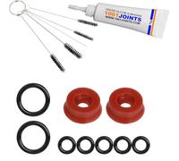 KIT 11 JOINTS ENTRETIEN GROUPE VALVE DE DRAINAGE UNITÉ D'INFUSION PISTON PERCOLATION BEC D'ADMISSION TUBE MACHINE A CAFÉ REMPLACEMENT COMPATIBLE AVEC JURA IMPRESSA AEG KRUPS ETC…