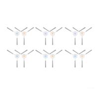 Kit 12 Brosses Latérales pour narwal pour t10 pour j1 pour j2(12pcs) | Nylon flexible, nettoyage coins, compatible pour t10 pour j1 pour j2, élimine pour poussière et miettes