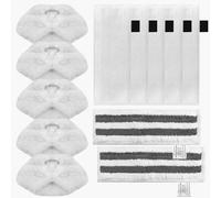 Kit 12Bonnette Microfibre Vitre, Microfibre Lingettes pour Kärcher, Accessoire pour Nettoyeur Vapeur Easyfix SC1 SC2 SC3 SC4 SC5