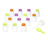 KIT 14 BOUTEILLES 20CL YAOURT A BOIRE + ENTONNOIRE + GOUPILLON POUR YAOURTIERE LAGRANGE 430201