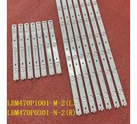 Kit 14pcs LED bande de rétro-éclairage Pour 47PFT6569/60 47PFS7109/12 47PFK7109/12 47PFK6589/12 LBM470P1001-M-2(L) LBM470P0301-N-2(R) Nipseyteko