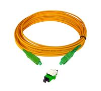 Kit 15 mètres SC/APC Keystone et adaptateur fibre optique de téléviseur
