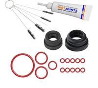 KIT 16 JOINTS ENTRETIEN GROUPE D'EXTRACTION VANNE DE SORTIE RÉSERVOIR D'EAU TUYAU DE PRESSION MACHINE À CAFÉ REMPLACEMENT COMPATIBLE AVEC PHILIPS SAECO GAGGIA SPIDEM RI EP HD SM SUP ETC…