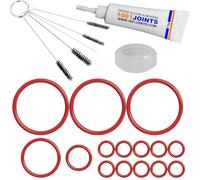 KIT 16 JOINTS ENTRETIEN RÉSERVOIR D'EAU FLOWMETER DÉBITMÈTRE THERMOBLOCK GROUPE D'INFUSION TUYAU MACHINE A CAFÉ REMPLACEMENT COMPATIBLE AVEC DELONGHI EABI EAM ECA ESAM PHILIPS HD5720 AEG CAFFE ETC…