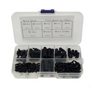 Kit 160 Entretoises Nylon pour m3 Écrous PCB Kit 160 Entretoises | 160 totales, Ã©crous inclus, pour idÃ©al assemblage Ã©lectronique, boÃ®te compartimentÃ©e, gain de temps