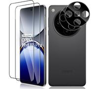 Kit 2+2 Verre Trempé 3d Incurvé Pour Oppo Find X8 Pro - 2 Protège-Écran + 2 Protège-Objectifs Caméra, Hd 9h Anti-Rayures Anti-Traces