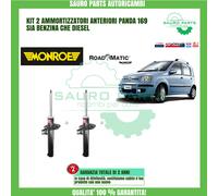 Kit 2 Amortisseurs Avant FIAT Panda 169 1.3 Multijet / 1.1 1.2 Essence