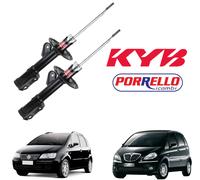 Kit 2 Amortisseurs Avant Gaz KYB LANCIA MUSA FIAT Idea DX SX Noir 334691