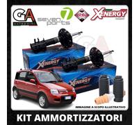 Kit 2 Amortisseurs Avant Tampons Avant Fiat Panda 169