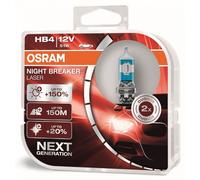 Kit 2 Ampoules Halogène auto Osram NIGHT BREAKER® LASER HB4 12V 9006NL-2HB