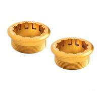 Kit 2 Bagues de Verrouillage pour Volant d'Inertie 12V | Design ultra-léger, résistance totale à la rouille, idéal pluie et boue, durée de vie prolongée(Golden)