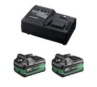 Kit 2 batteries 36V 2,5Ah MultiVolt BSL36A18X + chargeur rapide 14,4V-18V HIKOKI UC18YSL3WHZ