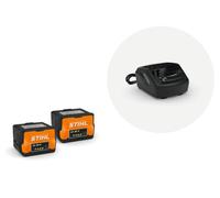 Set de démarrage 2x batteries AK 30 S & 1x chargeur AL 101 - STIHL - 45200075904